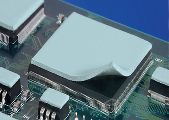 Disipador de calor electrónico del PCM del polímero libre de la PC del silicón