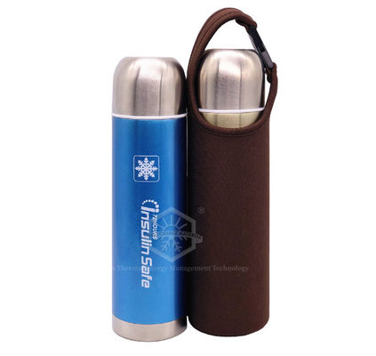 La botella de enfriamiento de la insulina superior del viaje 18°C refrigeró 72 horas portátiles