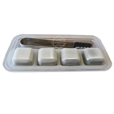 La fase de acero inoxidable de los cubos de hielo cambia bebidas de refrigeración encapsuladas materiales